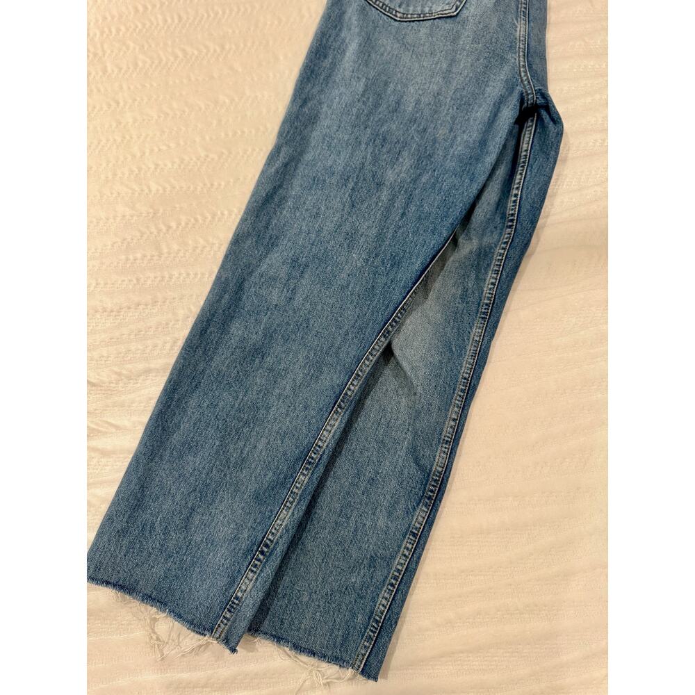 RE/DONE 70s Stove Pipe Jeans Women's 29 Straight Leg Retro Festival Boho 90s Raw - Picture 4 of 16